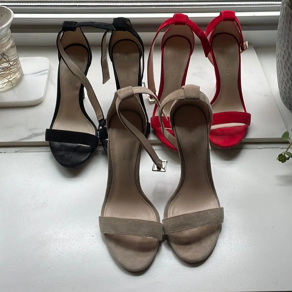 Pelle Moda Strappy Heel in Nude - Picture 4 of 4